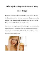 Điều trị các chứng đâu ở đầu mặt bằng thuốc đông y docx