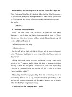 Khủn chưởng - Bản anh hùng ca / sử thi thái đặc sắc sưu tầm ở Nghệ An docx