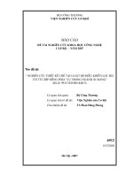 Nghiên cứu thiết kế chế tạo loạt bộ điều khiển lọc bụi túi từ chíp rỗng phục vụ trong ngành xi măng