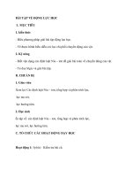 BÀI TẬP VỀ ĐỘNG LỰC HỌC ppt