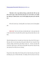 Phương pháp để làm bài thi Môn Lịch sử đạt điểm cao pptx