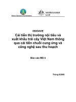 Báo cáo nghiên cứu nông nghiệp 