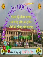 Giáo án tập đọc lớp 5 : Chuyện một khu vườn nhỏ pptx