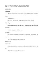 SAI SỐ TRONG THÍ NGHIỆM VẬT LÝ pot