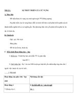 Tiết 21 : SỰ PHÁT TRIỂN CỦA TỪ VỰNG pptx