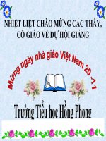 Giáo án tự nhiên xã hội lớp 3 