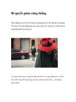 Bí quyết giảm căng thẳngTheo thống kê của ILO pdf