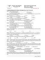 Để thi thử tốt nghiệp môn vật lý trường THPT Bình Phú docx