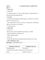 Bài 38: VA CHẠM ĐÀN HỒI VÀ KHÔNG ĐÀN HỒI (2T) docx