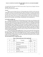 CEO VÀ VẤN ĐỀ TỰ NGUYỆN CÔNG BỐ THÔNG TIN CỦA CÁC DOANH NGHIỆP NIÊM YẾT pdf