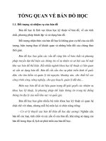TỔNG QUAN VỀ BẢN ĐỒ HỌC ppt