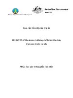 Báo cáo nghiên cứu nông nghiệp 