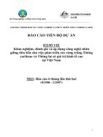 Báo cáo nghiên cứu nông nghiệp 