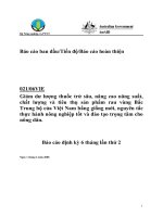 Báo cáo nghiên cứu nông nghiệp 