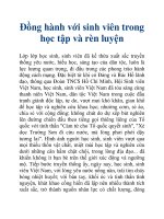 Ðồng hành với sinh viên trong học tập và rèn luyện doc