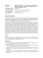 Báo cáo nghiên cứu nông nghiệp 