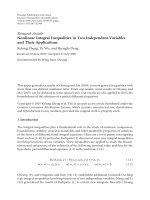 Báo cáo hóa học: 