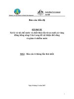 Báo cáo nghiên cứu nông nghiệp 