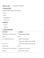 TIẾT 147 + 148 : TỔNG KẾT NGỮ PHÁP doc