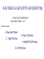 bài thảo luận kế toán quản trị _ nhóm 1 ca 2 potx