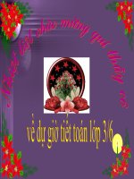 Giáo án môn toán lớp 3 