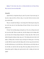 Đề bài: Ở vườn (hoặc công viên), các luống hoa(chậu hoa) nở bông rất đẹp. Hóy tả một cõy hoa mà em thớch nhất. docx