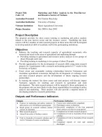 Báo cáo nghiên cứu nông nghiệp 