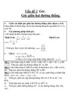 Vấn đề 3. Góc. Góc giữa hai đường thẳng. pot