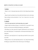 ĐỀ: Bảo vệ rừng là bảo vệ sự sống của con người ppt