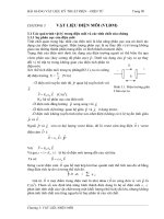 BÀI GIẢNG VẬT LIỆU KỸ THUẬT ĐIỆN – ĐIỆN TỬ-Chương 3 doc