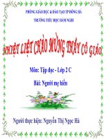 Giáo án tập đọc lớp 2 