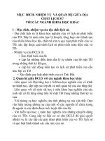 MỤC ĐÍCH, NHIỆM VỤ VÀ QUAN HỆ GIỮA ĐỊA CHẤT LỊCH SỬ VỚI CÁC NGÀNH KHOA HỌC KHÁC docx