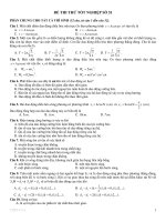 ĐỀ THI THỬ TỐT NGHIỆP SỐ 51 potx