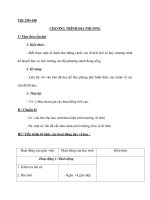 Tiết 139+140 CHƯƠNG TRÌNH ĐỊA PHƯƠNG I / Mục tiêu cần đạt 1. Kiến thức: - potx