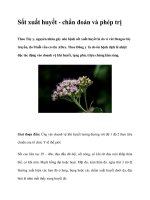 Sốt xuất huyết - chẩn đoán và phép trị pot