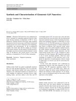 Báo cáo hóa học: 