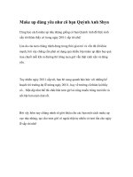 Make up đáng yêu như cô bạn Quỳnh Anh Shyn pdf