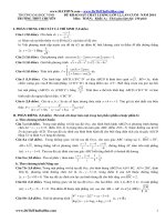 Đề thi thử đại học khối A toán lần 4 Chuyên ĐHV