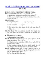 60 ĐỀ TOÁN ÔN THI TN THPT (có đáp án) Đề số 21 docx