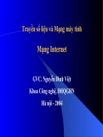 truyền số liệu và mạng máy tính mạng enternet