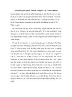 Người thầy giáo Nguyễn Sinh Sắc ở làng Võ Liệt - Thanh Chương docx