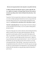 Một cuộc cách mạng thực hiện ba chức năng lịch sử, mang dấu ấn thời đại potx