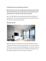 Cách phối màu tuyệt vời cho ngôi nhà của bạn (P1) potx