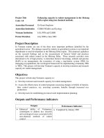 Báo cáo nghiên cứu nông nghiệp 