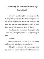 Các phương tiện và thiết bị kỹ thuật dạy học hiện đại - Có vai trò quan potx