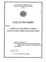 Nghiên cứu hệ thống tự động giám sát điều khiển trạm phát điện
