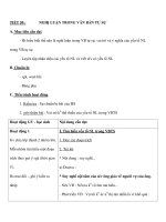 TIẾT 50 :NGHỊ LUẬN TRONG VĂN BẢN TỰ SỰ potx