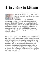 Lập chứng từ kế toán docx