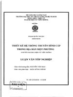 Thiết kế hệ thống truyền hình cáp trong địa bàn một phường