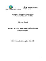 Báo cáo nghiên cứu nông nghiệp 